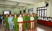 Vonis terhadap para terdakwa dalam kasus mekawan petugas negara di kota Hai Phong